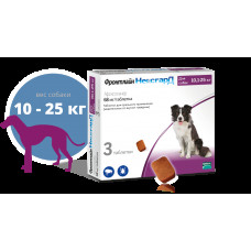 NexGard L (Фронтлайн Нексгард Л) таблетки від кліщів і бліх для собак вагою від 10.1 до 25 кг